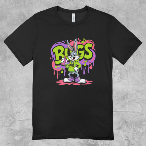 Kaos Pria Wanita Distro Kartun Keren “Bugs” | Cotton Combed 24s Premium | Kaos Streetwear Unisex Kekinian